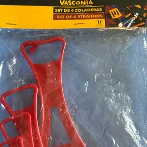 Set of 4 Strainers. Dishwasher Safe